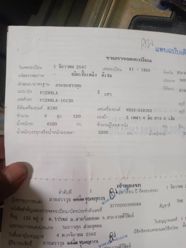 หกล้อฮีโน่ เอฟซี120 รถห้างใหม่ไทย