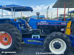 รถไถฟอร์ดรุ่น 6640 และรุ่น 5640 ตู้แอร์เกียร์กลางเช็ค 100 และทีเอสเก้าศูนย์