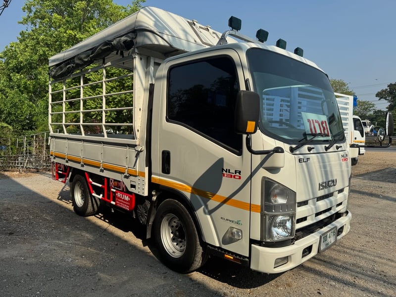 ISUZU NLR รถบรรทุก 4ล้อ กระบะคอกสูง ปี2018 เลขไมล์น้อยกว่า 500,000 กม.