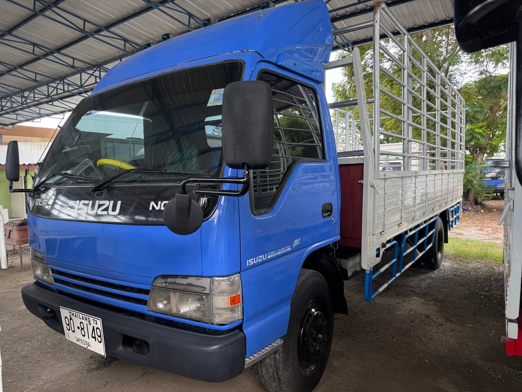 ISUZU NQR 150แรงม้า รถบรรทุก 6ล้อ กระบะคอกสูง ปี2004