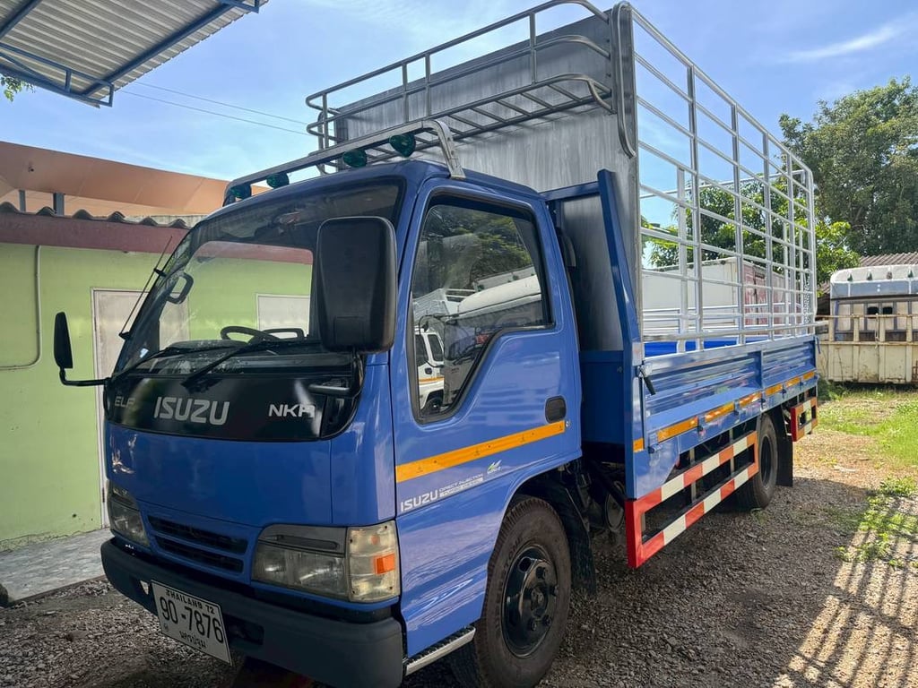 ISUZU NKR รถบรรทุก 6ล้อ กระบะคอกสูง ปี2004 ISUZU NKR รถบรรทุก 6ล้อ กระบะคอกสูง ปี2004