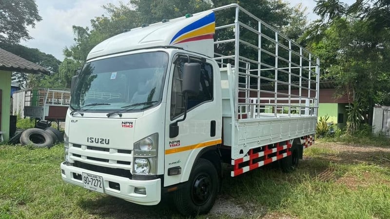 ISUZU NPR รถบรรทุก 6ล้อ กระบะคอกสูง ปี2009