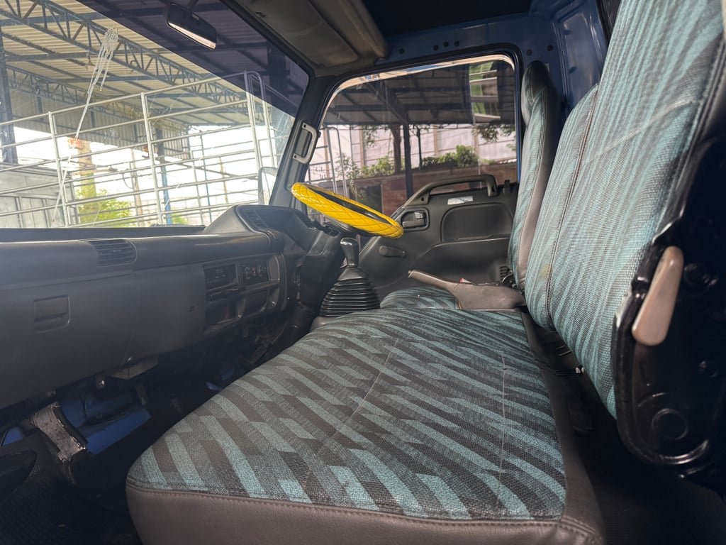 ISUZU NQR 150แรงม้า รถบรรทุก 6ล้อ กระบะคอกสูง ปี2004