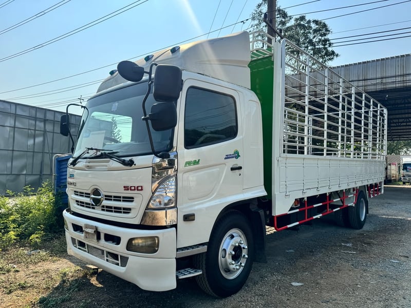 HINO FG 212แรงม้า รถบรรทุก 6ล้อ กระบะคอกสูง ปี2004