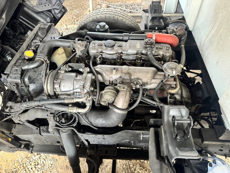 ISUZU NKR รถบรรทุก 4ล้อ กระบะเหล็ก ปี2007