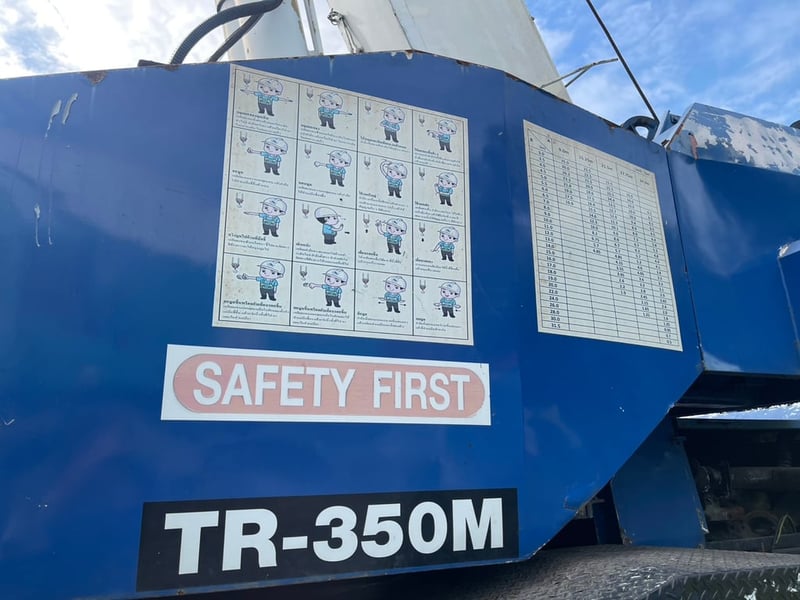 ขายด่วน รถเครน TADANO TR 350M-1 (35 ตัน) มีเอกสาร Invoice เจ้าของขายเอง