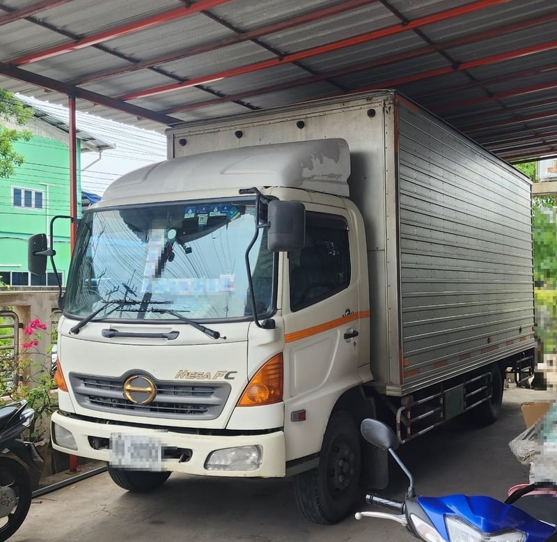 ขาย!! เจ้าของขายเอง คุยราคาได้ หกล้อ HINO ทนแรง เม็กก้า150 แรงม้า ปี 46 ตู้ ยาว 5.60 เมตร