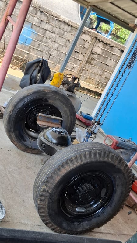 เสื้อเพลารถสิบล้อ isuzu TX สำหรับทำสาลีลากจูงรถไถ