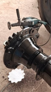 เสื้อเพลารถสิบล้อ isuzu TX สำหรับทำสาลีลากจูงรถไถ