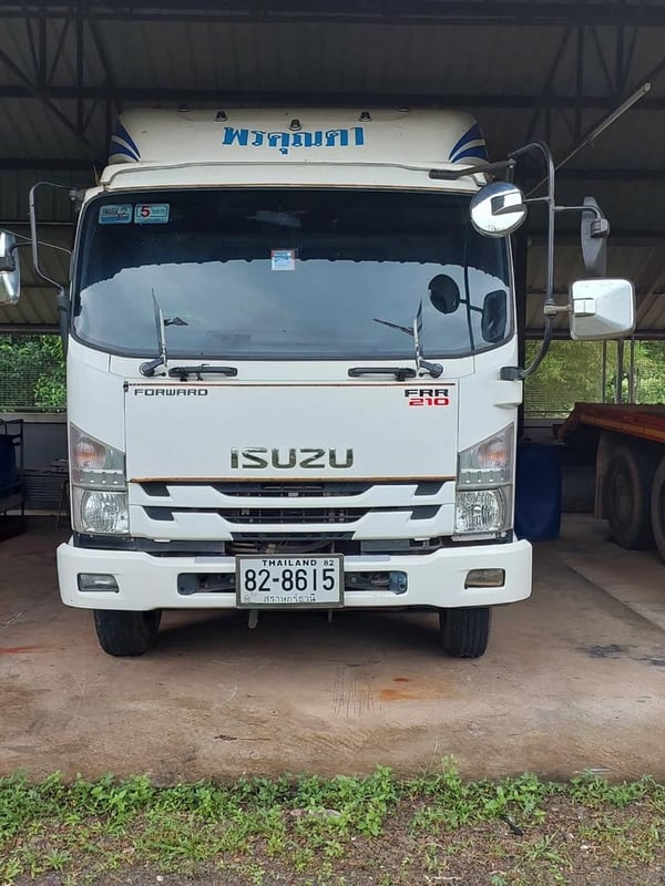 ISUZU FRR 210แรงม้า รถบรรทุก 6ล้อ ดั้มพ์ ปี2019 เลขไมล์น้อยกว่า 50,000 กม.