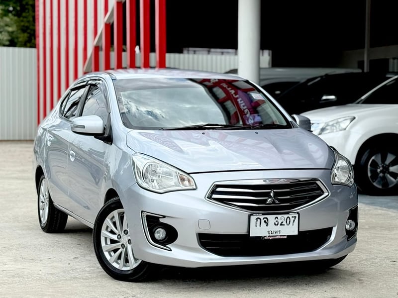 Attrage 1.2gls ltd. ไม่เคยชน ติดจอแอนดรอย ฟรีดาวน์