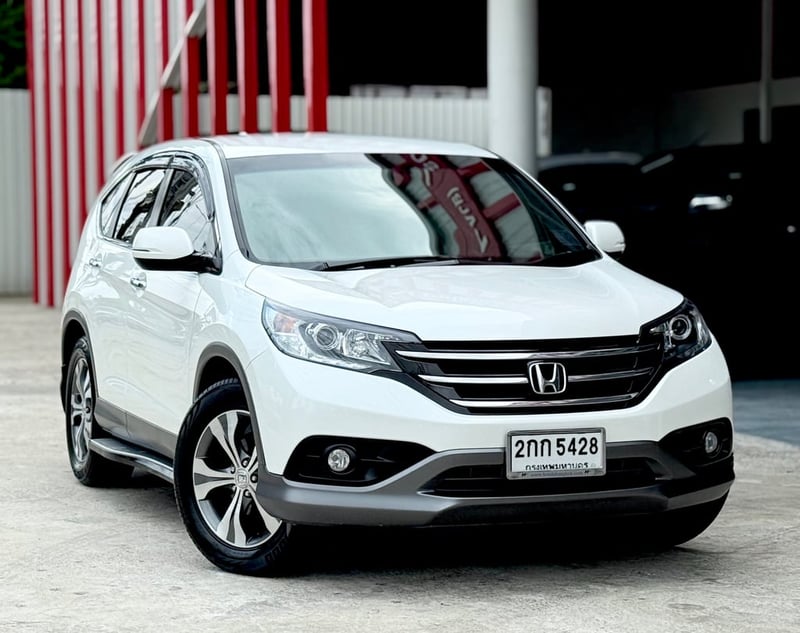 CRV 2.4EL 2WD เช็คศูนย์ตลอด สีสวย ภายในสด สภาพสมบูรณ์