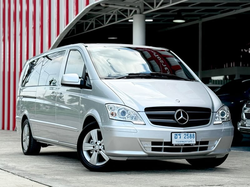 Benz Vito 115CDI Long มือเดียว ดีเซล 11ที่นั่งถูกต้อง