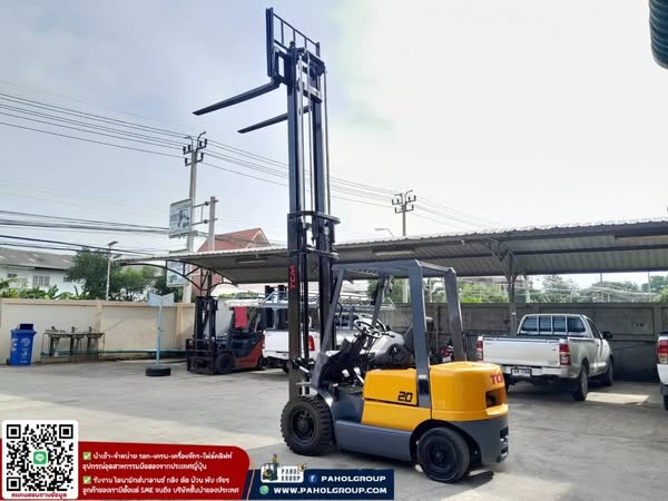 โฟล์คลิฟท์TCM เครื่องISUZU โฟล์คลิฟท์2ตัน FD20 ยกสูง