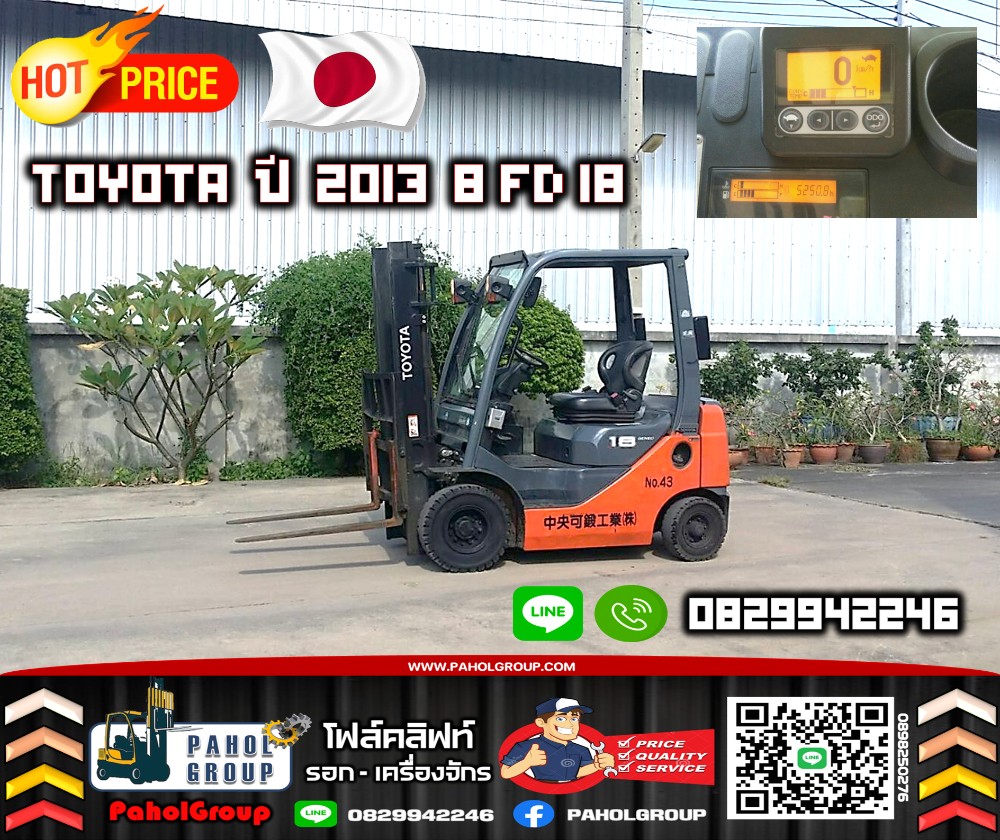 ฟอล์คลิฟท์TOYOTA 1.5ตัน สวยเดิมๆญี่ปุ่น ดีเซล ยกสูง3เมตร งาสไลด์ชิพ 8FD15 เข้าตู้ฟูลฟรี มือสองญี่ปุ่นไม่เคยใช้ในไทย เช่าฟอล์คลิฟท์ กรุงเทพ นนทบุรี ปทุมธานี ชมเครื่องจักร โฟล์คลิฟท์ รอก นับ1000รายการจากญี่ปุ่น