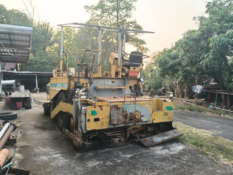 ขายคู่รถปูยางกับรถบดล้อยาง