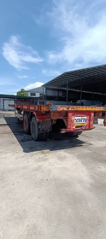 หางพื้นเรียบเพลาเหลี่ยม2เพลา