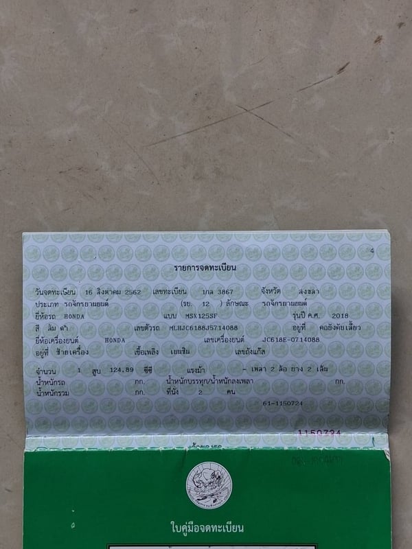 HONDA MSX125SF124.89c.c.