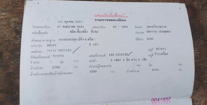 หกล้อไม่ดั้มพ์โตโยต้า หกล้อไม่ดั้มพ์โตโยต้า