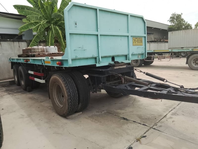 ลูกพ่วงพื้นเรียบพนัส2เพลา