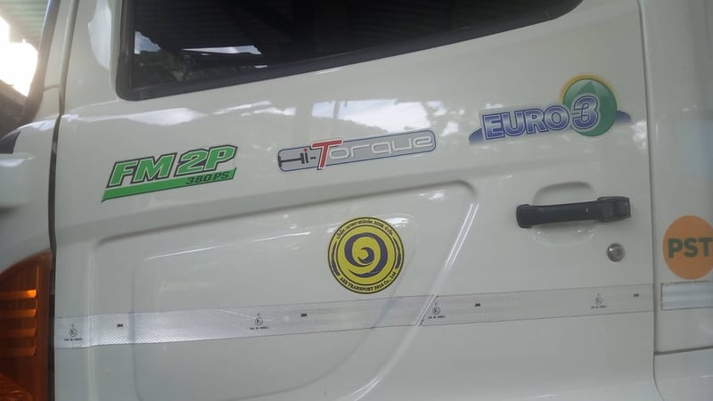 พ่วงแม่ลูกดั้มพ์HINO FM2P380แรงม้า