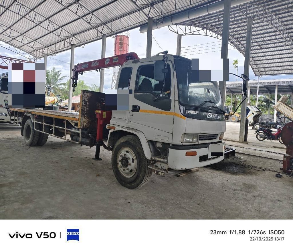 หกล้อพื้นเรียบ ISUZU FTR195แรงม้า