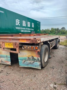 ลูกพ่วงพื้นเรียบ2เพลา ลูกพ่วงพื้นเรียบ2เพลา