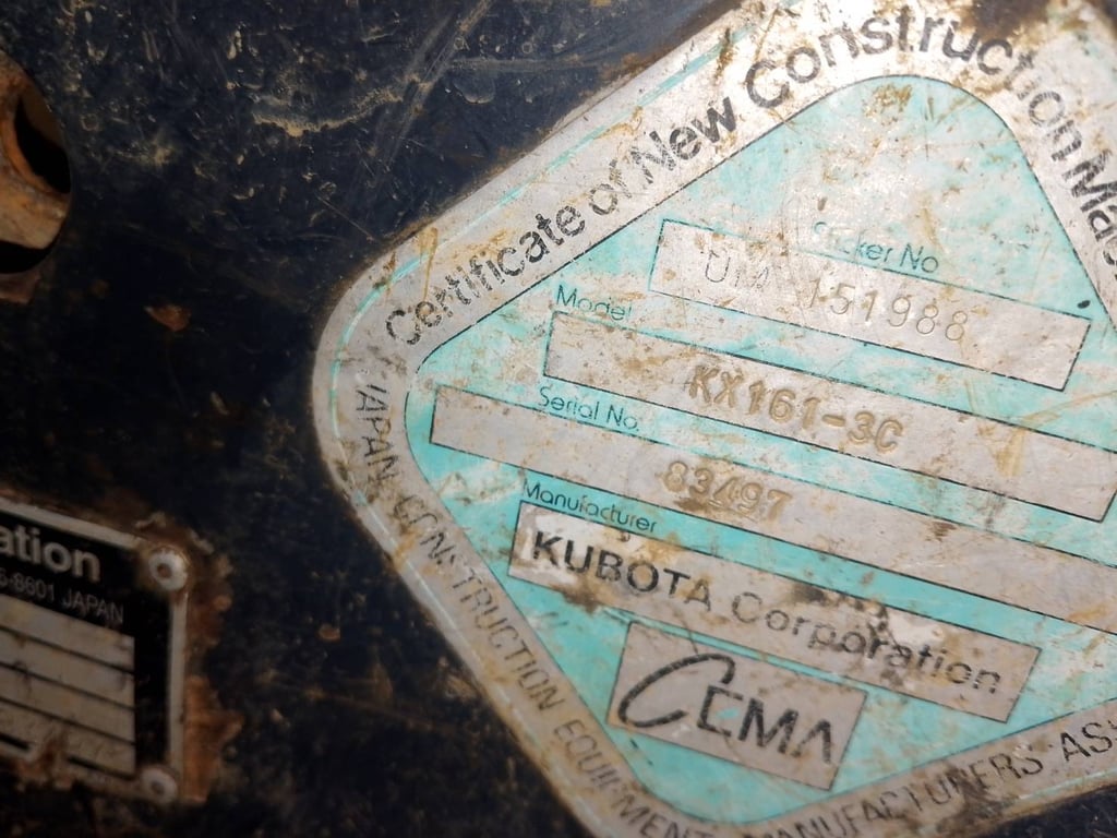 KUBOTA KX161-3C KUBOTA KX161-3C