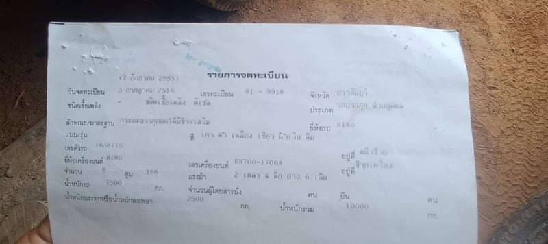 6ล้อดั้มพ์ฮีโน่168แรง 6ล้อดั้มพ์ฮีโน่168แรง