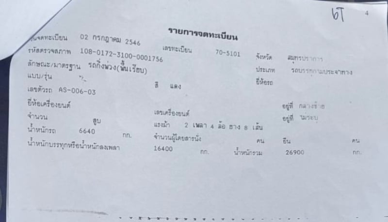 หางพื้นเรียบเพลาเหลี่ยม2เพลา