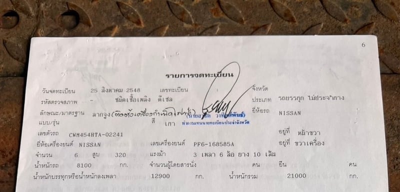 หัวลากนิสสันยูดี454.320แรงม้า