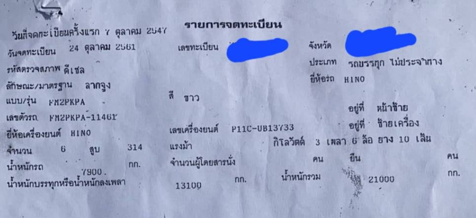 หัวลากHINO FM2 P 320แรงม้า หัวลากHINO FM2 P 320แรงม้า