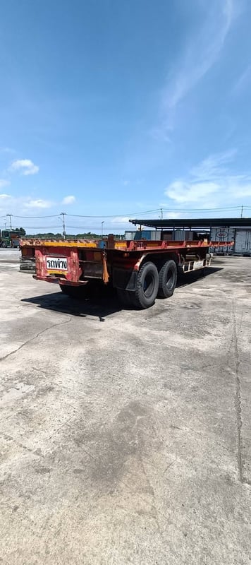 หางพื้นเรียบเพลาเหลี่ยม2เพลา