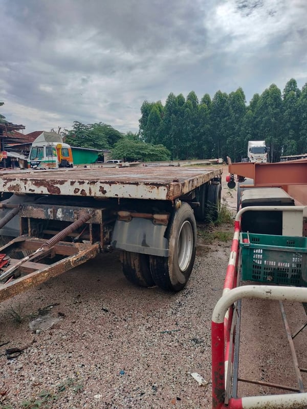 ลูกพ่วงพื้นเรียบ2เพลา ลูกพ่วงพื้นเรียบ2เพลา