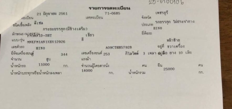 10ล้อรถล่องฮีโน่344แรงม้า
