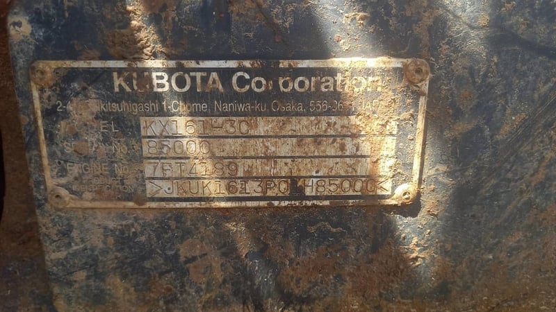 KUBOTA KX161-3