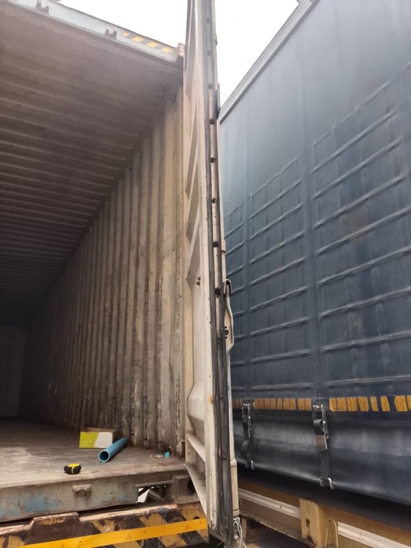 หางตู้ผ้าใบแยกกับแชชซีขนาด45ฟุต