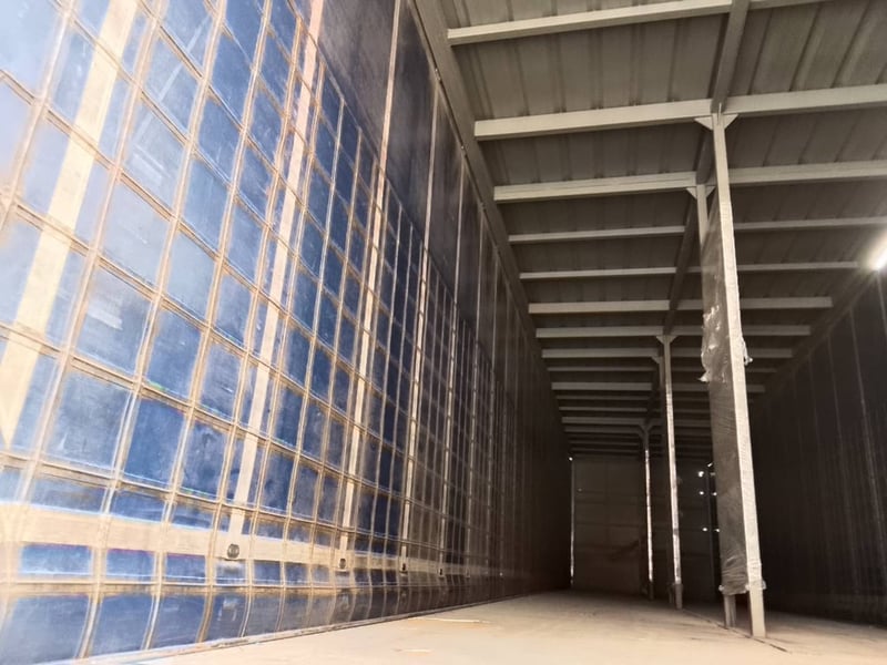 หางตู้ผ้าใบแยกกับแชชซีขนาด45ฟุต