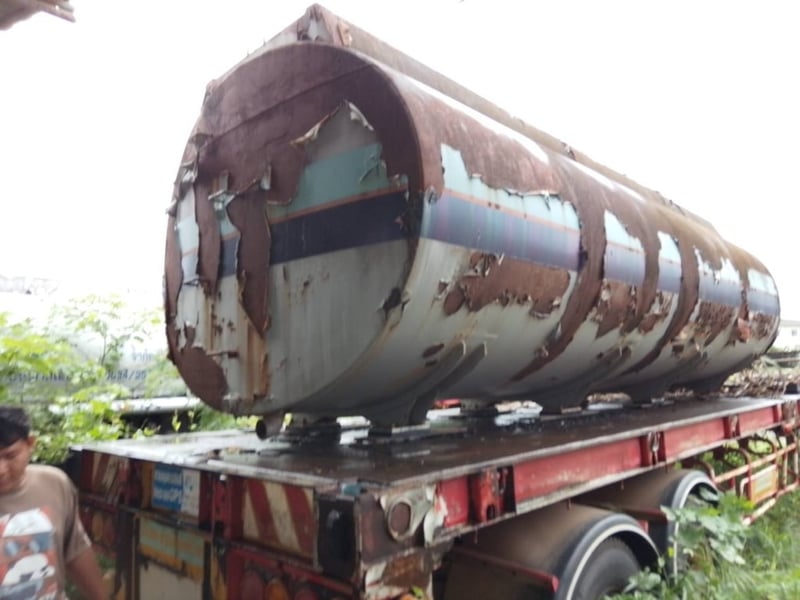 แทงค์เหล็กขนาด15,000-16,000ลิตร