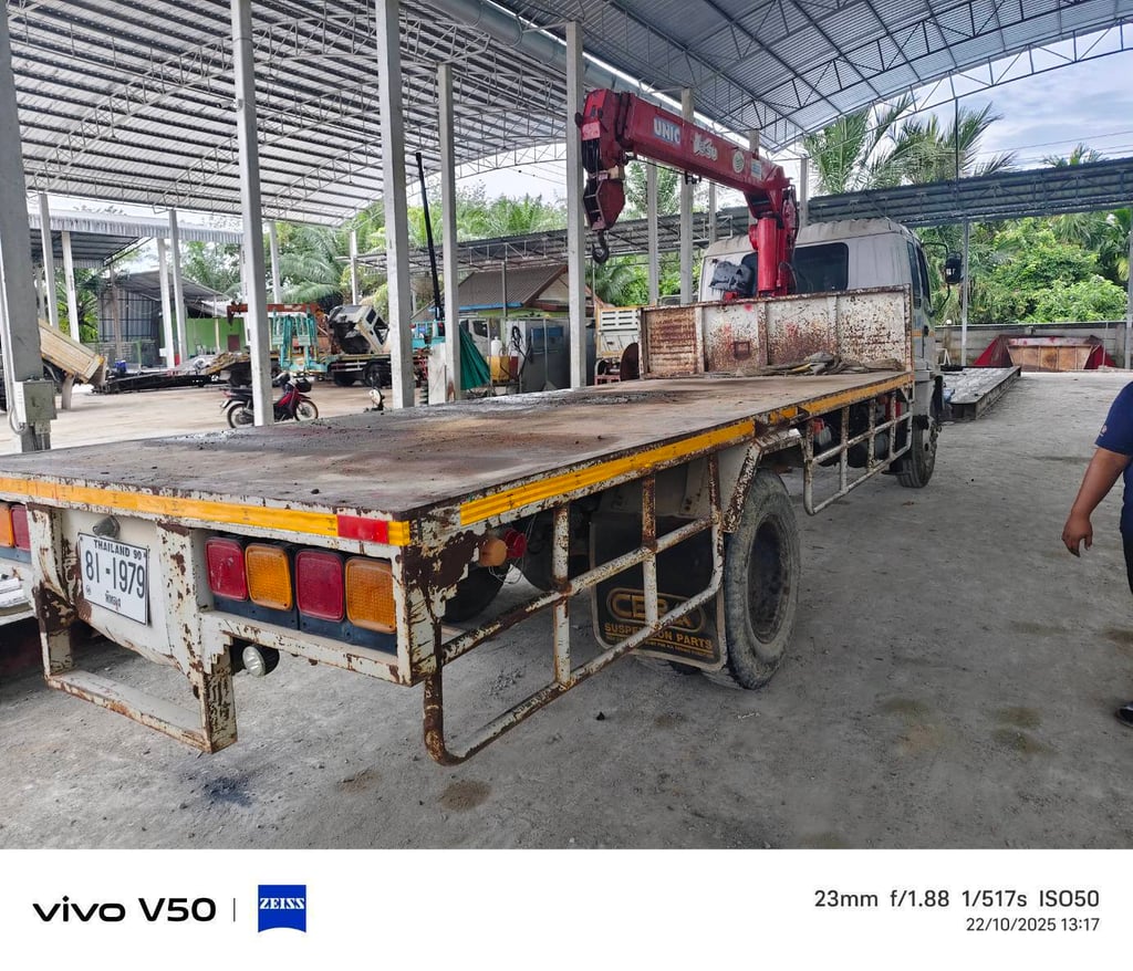 หกล้อพื้นเรียบ ISUZU FTR195แรงม้า