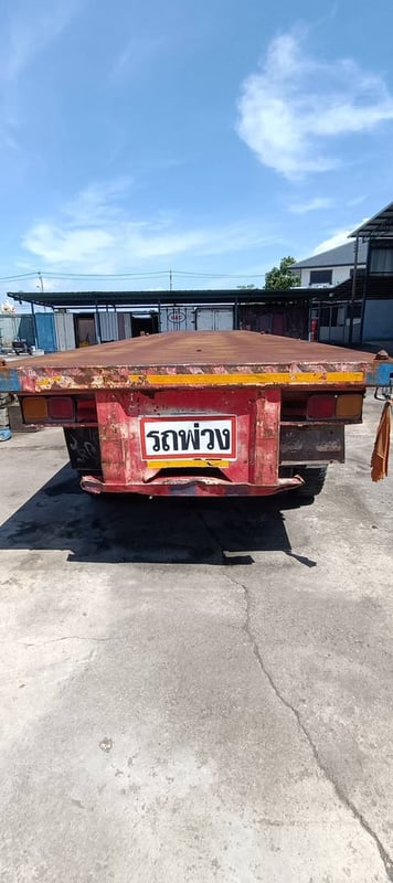 หางพื้นเรียบเพลาเหลี่ยม2เพลา