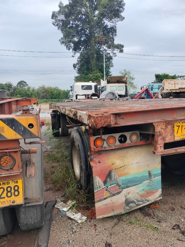 ลูกพ่วงพื้นเรียบ2เพลา ลูกพ่วงพื้นเรียบ2เพลา