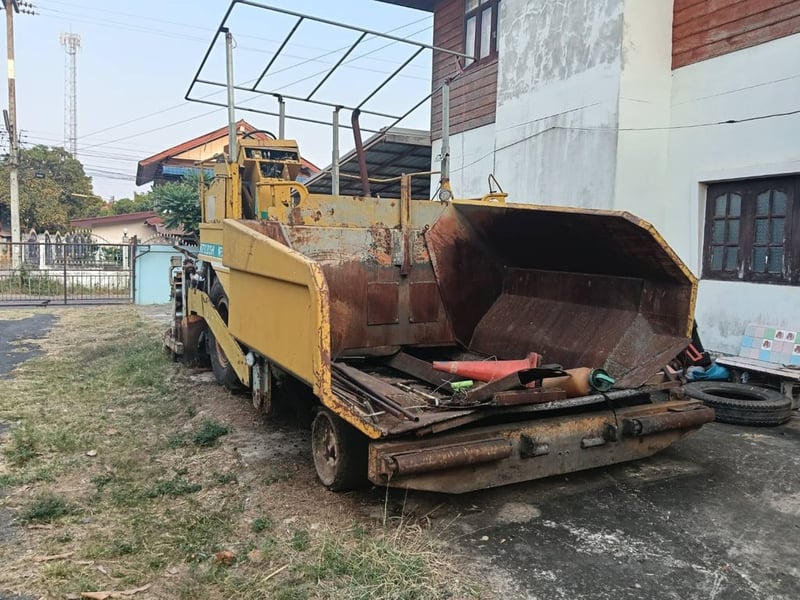 ขายคู่รถปูยางกับรถบดล้อยาง