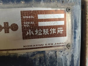 KOMATSU PC120-3 KOMATSU PC120-3