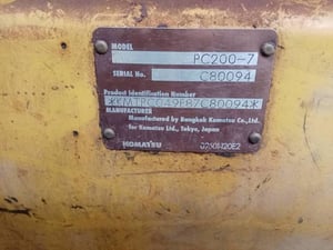 KOMATSU PC200-7