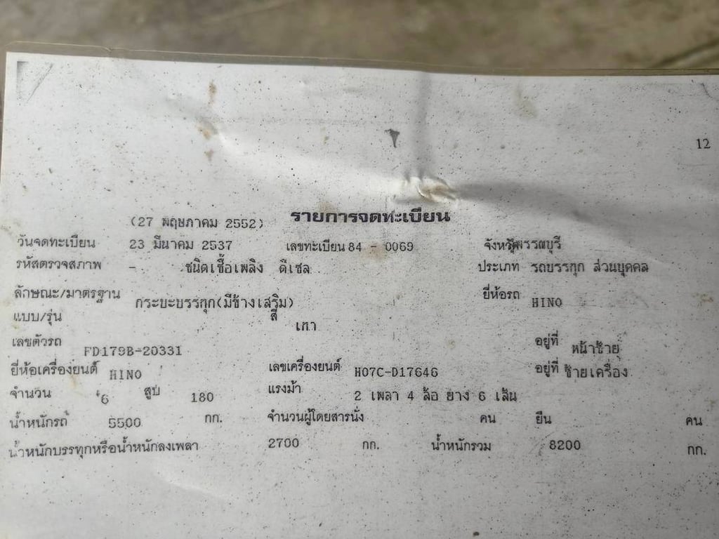 6ล้อรั้วฮีโน่180แรงม้าปี37 6ล้อรั้วฮีโน่180แรงม้าปี37
