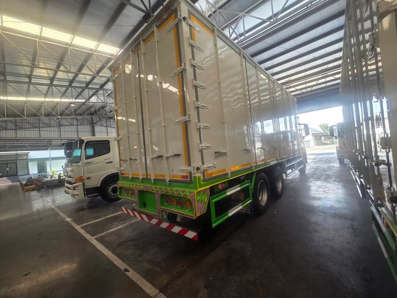 ฟรีดาวน์  0%  รถบรรทุกตู้แห้ง 10 บาน รับรถได้ทันที ไกรสร 086-3516797