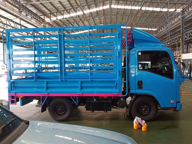 รถบรรทุกใหญ่ NLR 130 คอกแป็ป กล่อง จดป้ายเขียว ไม่ติดเวลา รถบรรทุกใหญ่ NLR 130 คอกแป็ป กล่อง จดป้ายเขียว ไม่ติดเวลา