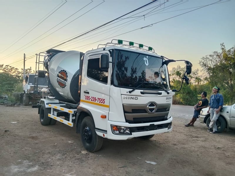 รถโม่ปูน 6 ล้อ ขนาด 4.5คิว  ไกรสร  086-3516797 พร้อมส่งมอบ   