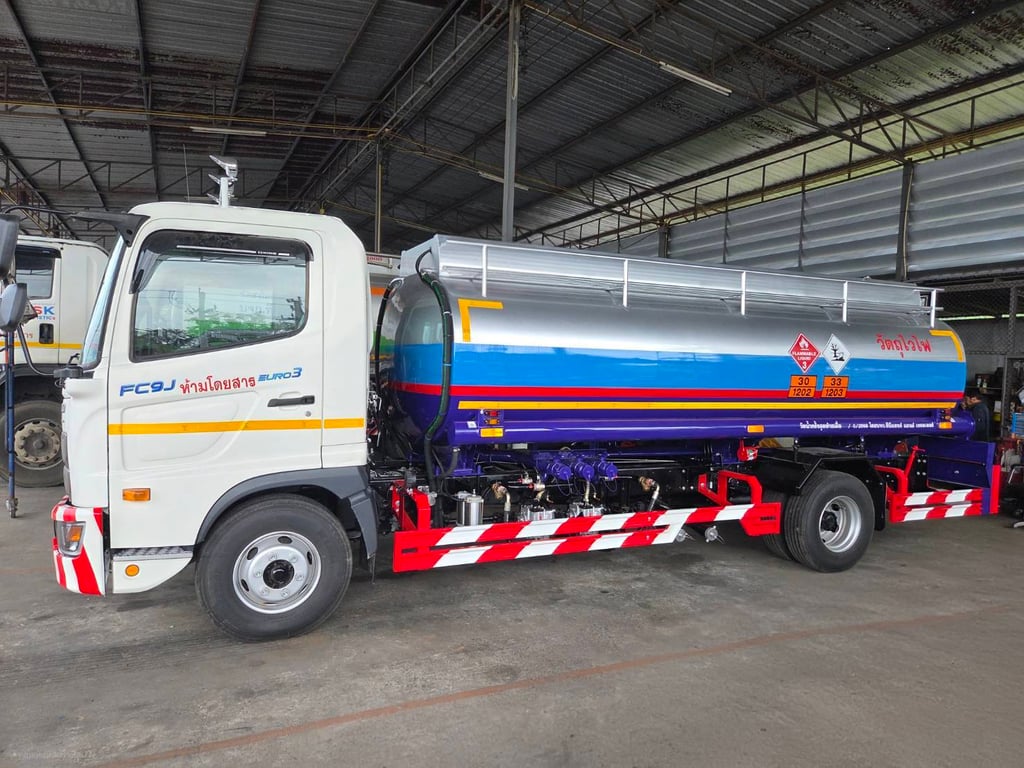 รถถังน้ำมัน 9,000 ลิตร พร้อมมิตเตอร์หัวจ่ายไกรสร 091-7838676